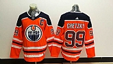 Edmonton Oilers 99 Wayne Gretzky Orange Adidas Jersey,baseball caps,new era cap wholesale,wholesale hats